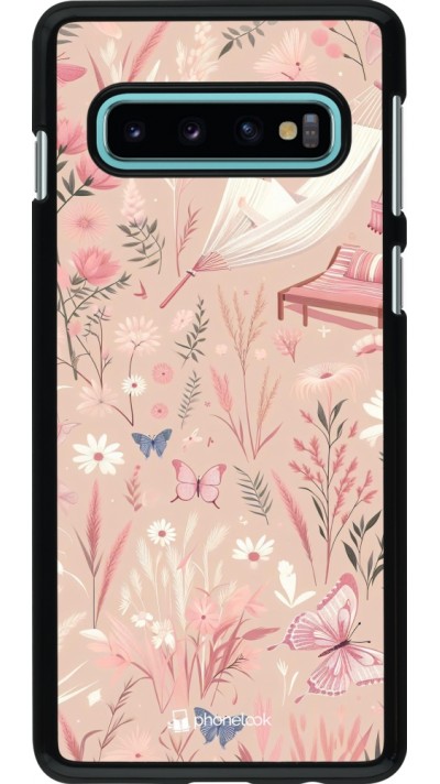 Samsung Galaxy S10 Case Hülle - Sommer Pastellmuster