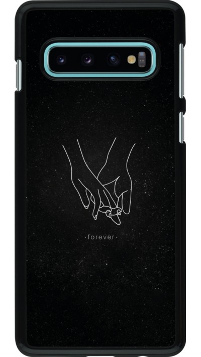 Samsung Galaxy S10 Case Hülle - Valentine 2023 hands forever