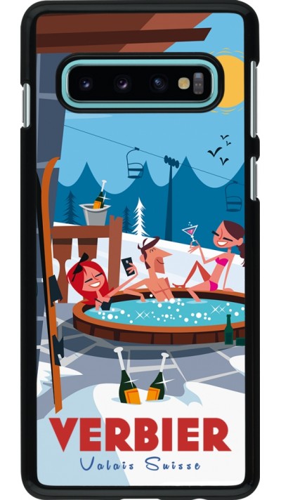 Coque Samsung Galaxy S10 - Verbier Mountain Jacuzzi