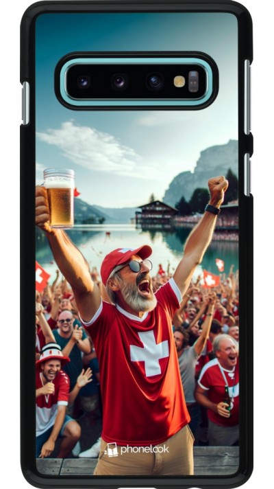 Samsung Galaxy S10 Case Hülle - Schweizer Sieg Fanzone Euro 2024