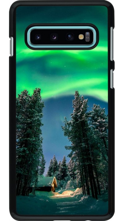 Coque Samsung Galaxy S10 - Winter 22 Northern Lights