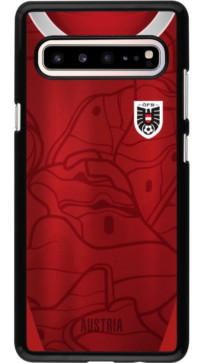 Samsung Galaxy S10 5G Case Hülle - Austria personalisierbares Fussballtrikot