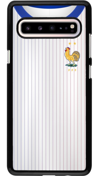 Samsung Galaxy S10 5G Case Hülle - Frankreich Away personalisierbares Fussballtrikot