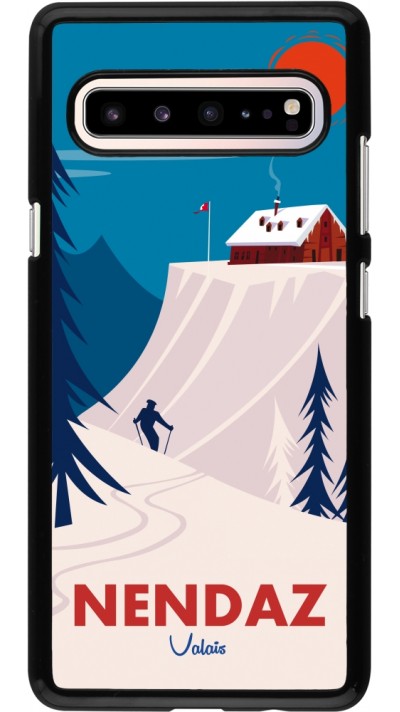 Samsung Galaxy S10 5G Case Hülle - Nendaz Cabane Ski