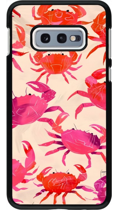 Samsung Galaxy S10e Case Hülle - Crabs Paint