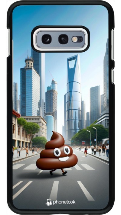 Samsung Galaxy S10e Case Hülle - Kackhaufen Emoji Spaziergang