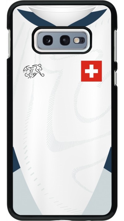 Samsung Galaxy S10e Case Hülle - Schweiz Away personalisierbares Fussballtrikot