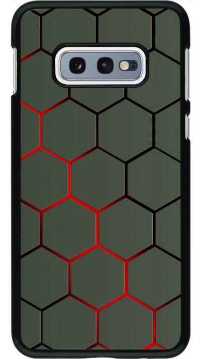 Coque Samsung Galaxy S10e - Geometric Line red