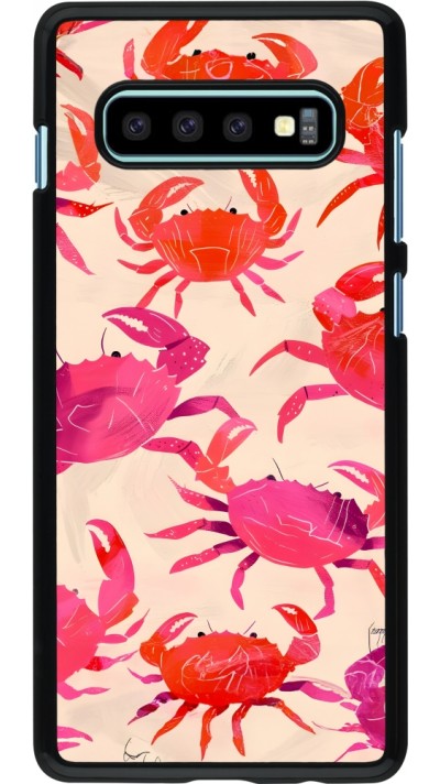 Samsung Galaxy S10+ Case Hülle - Crabs Paint