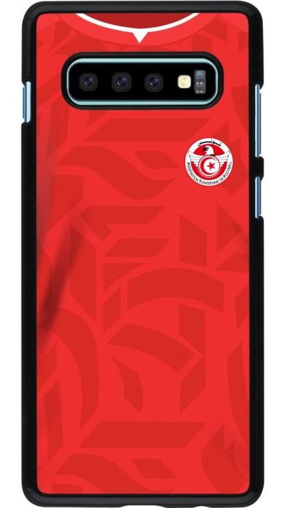 Samsung Galaxy S10+ Case Hülle - Tunesien 2022 personalisierbares Fussballtrikot