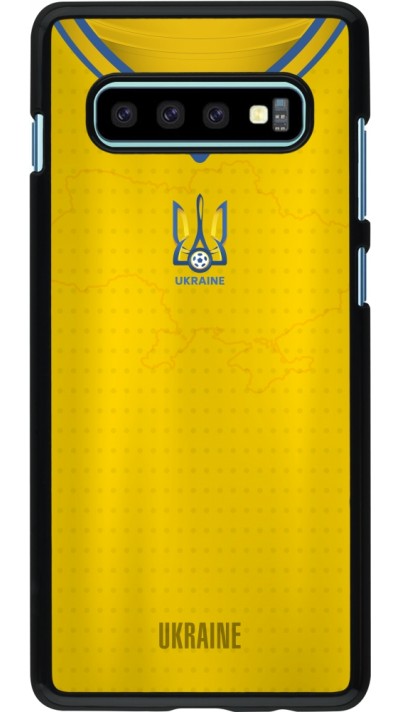 Samsung Galaxy S10+ Case Hülle - Fussballtrikot Ukraine
