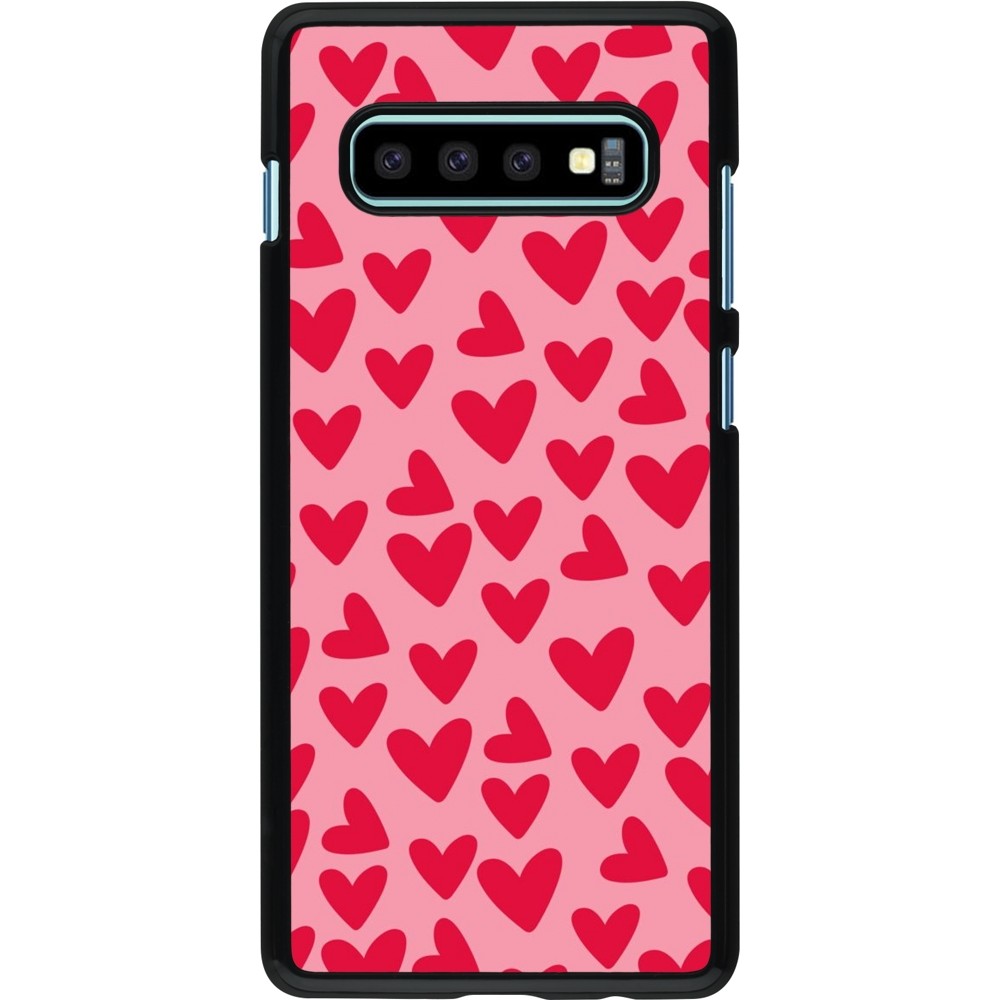 Samsung Galaxy S10+ Case Hülle - Mom 2024 kleine Herzen