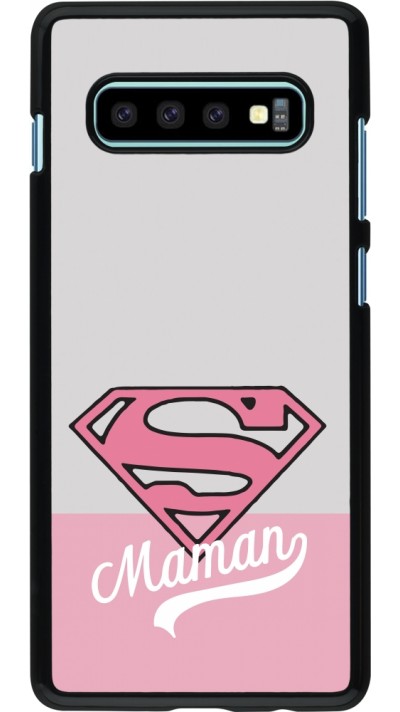 Samsung Galaxy S10+ Case Hülle - Mom 2024 Super hero maman