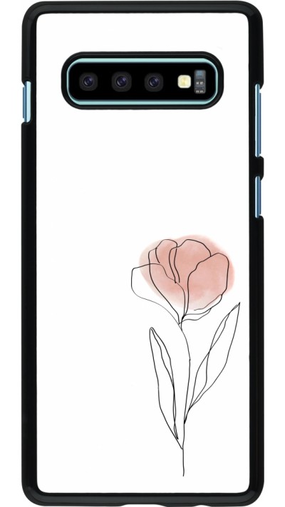 Samsung Galaxy S10+ Case Hülle - Spring 23 minimalist flower