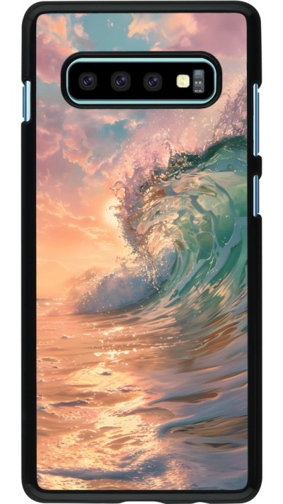 Samsung Galaxy S10+ Case Hülle - Wave Sunset