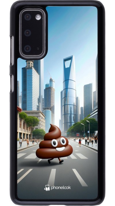 Samsung Galaxy S20 Case Hülle - Kackhaufen Emoji Spaziergang