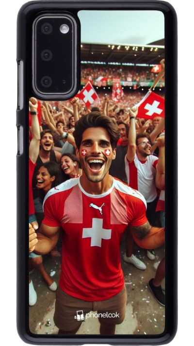 Samsung Galaxy S20 Case Hülle - Schweizer Fan Euro 2024