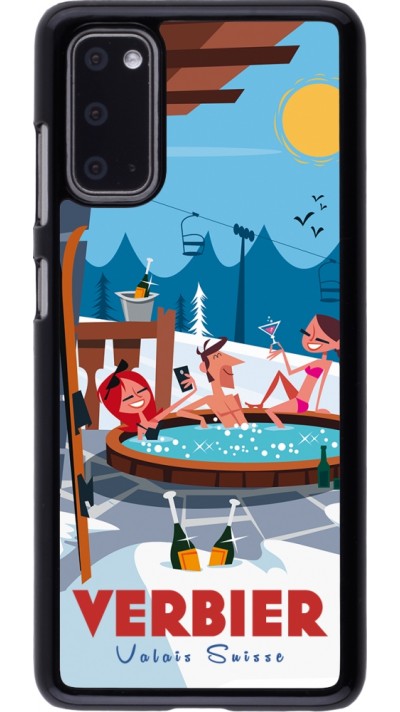 Samsung Galaxy S20 Case Hülle - Verbier Mountain Jacuzzi