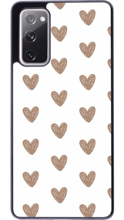 Coque Samsung Galaxy S20 FE 5G - Autumn 2024 brown hearts