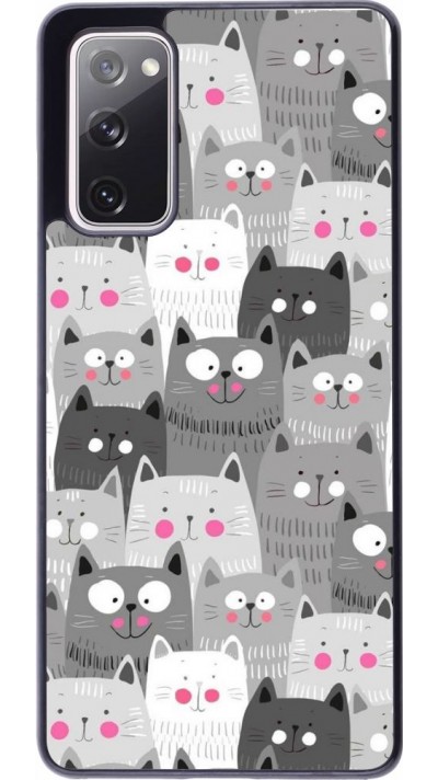 Coque Samsung Galaxy S20 FE - Chats gris troupeau