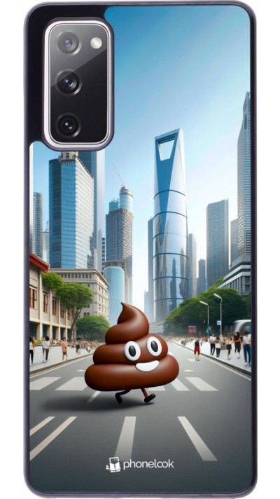 Samsung Galaxy S20 FE 5G Case Hülle - Kackhaufen Emoji Spaziergang