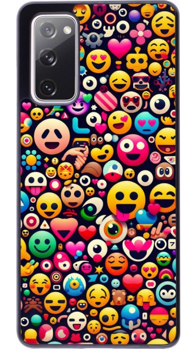 Samsung Galaxy S20 FE 5G Case Hülle - Emoji Mix Farbe