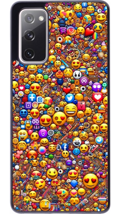 Samsung Galaxy S20 FE 5G Case Hülle - Emoji gemischt