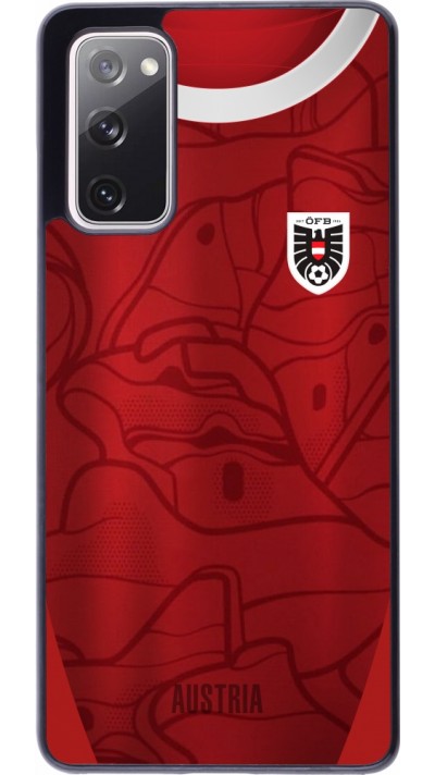Samsung Galaxy S20 FE 5G Case Hülle - Austria personalisierbares Fussballtrikot