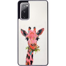 Samsung Galaxy S20 FE 5G Case Hülle - Pink Girafe Paint