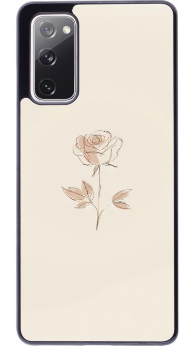 Samsung Galaxy S20 FE 5G Case Hülle - Rosa Sand Minimalistisch