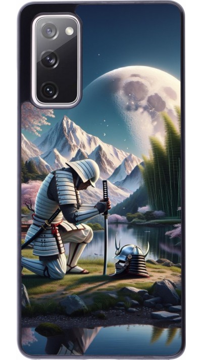 Samsung Galaxy S20 FE 5G Case Hülle - Samurai Katana Mond