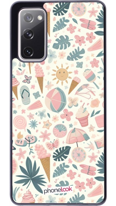 Samsung Galaxy S20 FE 5G Case Hülle - Sommer Pink Muster