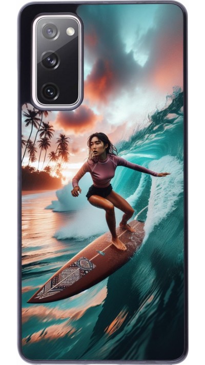 Samsung Galaxy S20 FE 5G Case Hülle - Surferin aus Bali