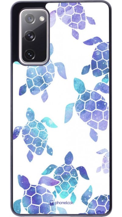 Hülle Samsung Galaxy S20 FE - Turtles pattern watercolor