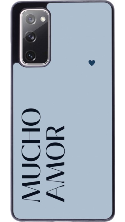 Coque Samsung Galaxy S20 FE 5G - Valentine 2024 mucho amor azul