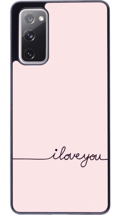 Samsung Galaxy S20 FE 5G Case Hülle - Valentine 2023 i love you writing