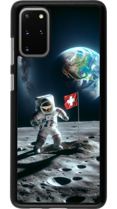 Coque Samsung Galaxy S20+ - Astro Suisse sur lune