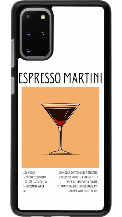 Coque Samsung Galaxy S20+ - Cocktail recette Espresso Martini