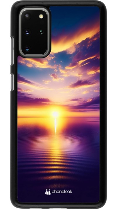 Coque Samsung Galaxy S20+ - Coucher soleil jaune violet