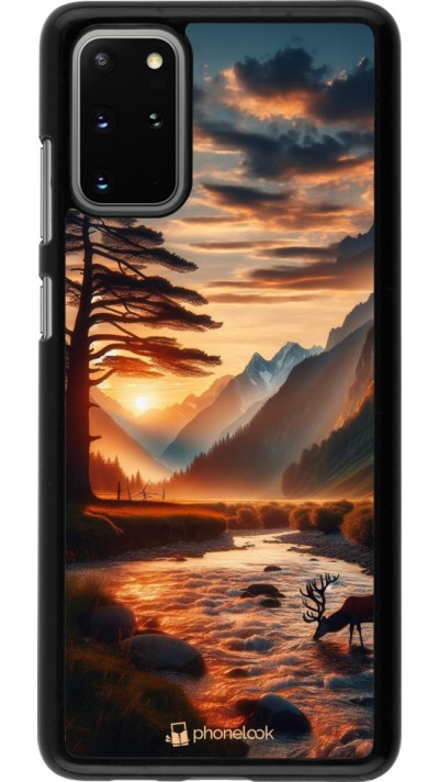 Coque Samsung Galaxy S20+ - Valley Sunset Deer Tree