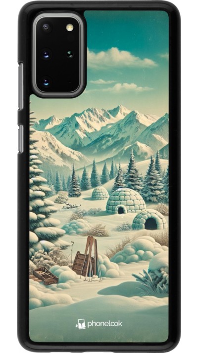 Coque Samsung Galaxy S20+ - Vintage Snowy Mountain Igloo