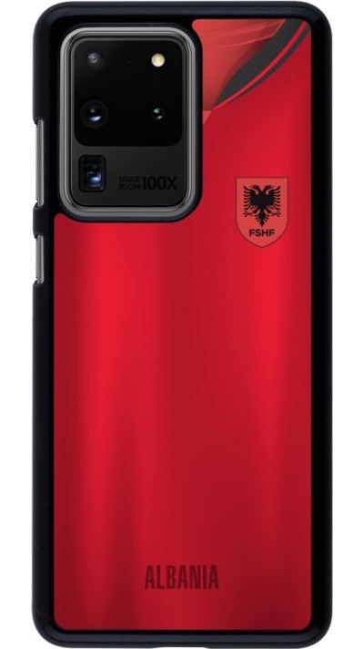 Samsung Galaxy S20 Ultra Case Hülle - Albanien personalisierbares Fussballtrikot
