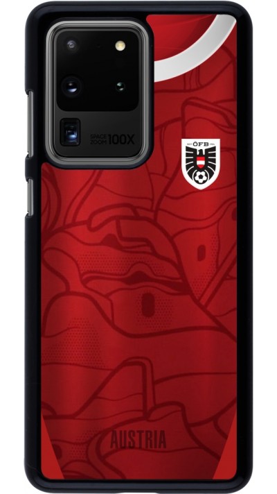 Samsung Galaxy S20 Ultra Case Hülle - Austria personalisierbares Fussballtrikot