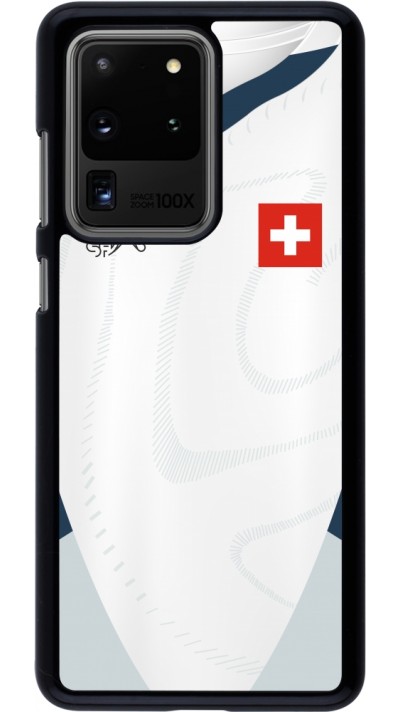Samsung Galaxy S20 Ultra Case Hülle - Schweiz Away personalisierbares Fussballtrikot