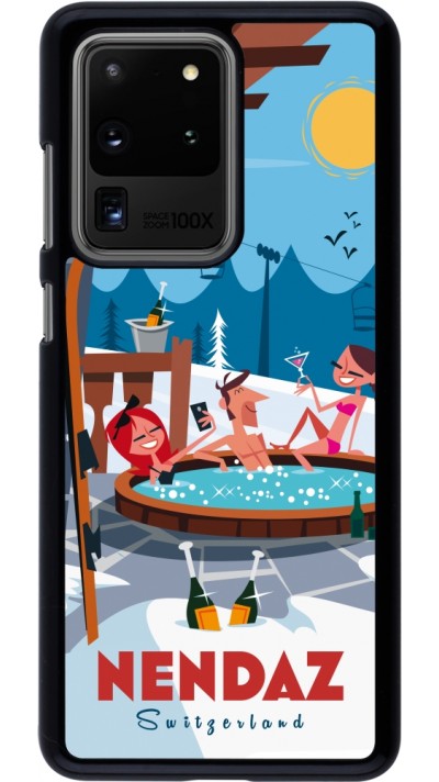 Samsung Galaxy S20 Ultra Case Hülle - Nendaz Mountain Jacuzzi