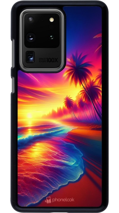 Samsung Galaxy S20 Ultra Case Hülle - Strand Sonnenuntergang auffällig