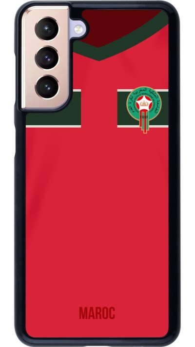 Samsung Galaxy S21 5G Case Hülle - Marokko 2022 personalisierbares Fussballtrikot