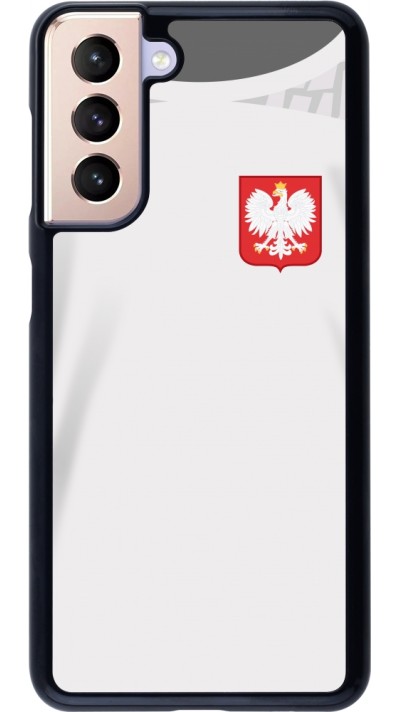 Samsung Galaxy S21 5G Case Hülle - Polen 2022 personalisierbares Fussballtrikot