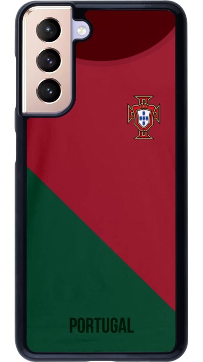 Samsung Galaxy S21 5G Case Hülle - Fussballtrikot Portugal2022