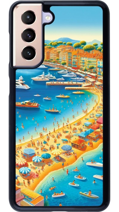 Samsung Galaxy S21 5G Case Hülle - French Riviera People